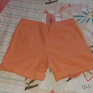 GAP Shorts - Boyfriend roll up melon colored shorts sz 4 GAP Shorts - Boyfriend roll up melon colored shorts sz 4